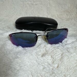 Ray-Ban Black and Purple Sunglasses